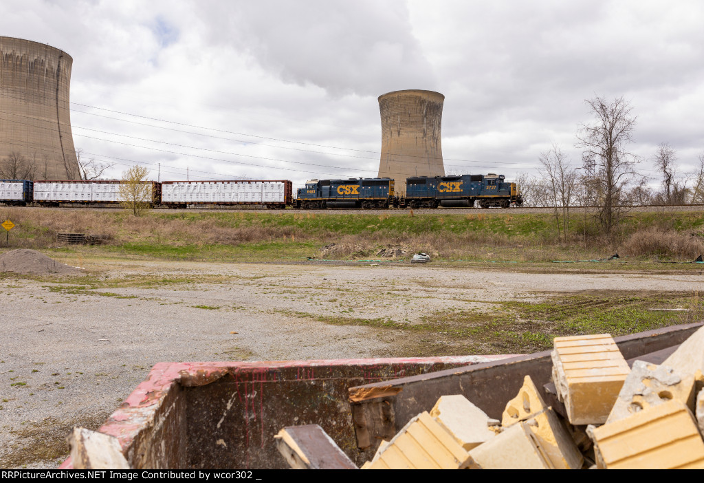 CSX local down the river